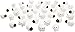 Cauaoa 40 Pcs Miniature Sheep Figurines White Figure Cute Mini Sheep Statue Landscape Fairy Little Resin Decor for Indoor Outdoor Garden DIY Ornament Cake Topper,Outdoor Statues ﻿