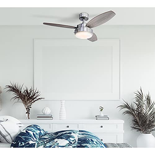 Image of Westinghouse Alloy LED Ceiling Fan with Light, 42-Inch, Brushed Nickel