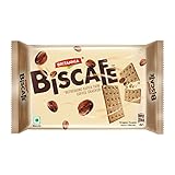 BRITANNIA BisCafe 3.52oz (100g) - Super Thin Coffee Crackers - Delicious, Light & Crispy Grocery Cookies - Best Treat for Friends & Family (Pack of 1)