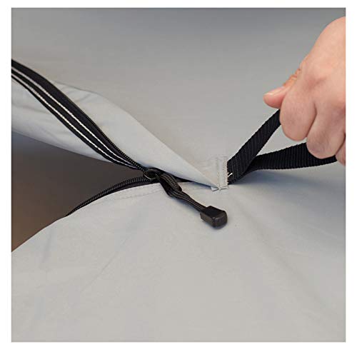 Eliteshield Canoe Cover Kayak Cover; Waterproof Uv Resistant Marine Grade Polyester Canoe Kayak Boat Storage Cover Fits 15Feet 16Feet Long, 110 Inches Girth Gray Color #TOP3