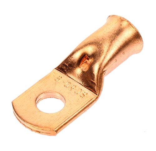 Voodoo (10) - 1/0 Gauge 1/0 Awg X 5/16 Inch Copper Lug Battery Cable Terminal Connector #TOP7
