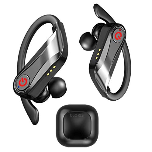 Totally Wireless Earphones - Bluetooth Sports high-performance earphones,Bluetooth 5.0 Stereo Earbuds with Charging Case for Running Workout Yoga and Various sports