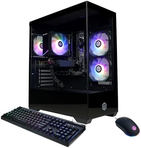 CYBERPOWERPC Gamer Master Gaming PC, AMD Ryzen 5 5500 3.6GHz, Rad...