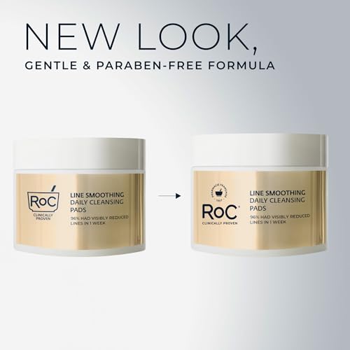 RoC Resurfacing Disks, Line Smoothing Exfoliating Makeup Remover Pads 28 CT - image 8