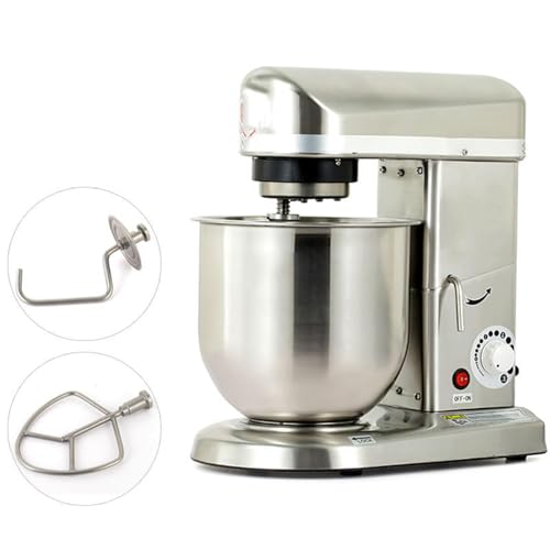 Commercial Spiral Mixer 500W, 10 Litre Vertical Dough Mixer - 3 Speed Settings, 24cm Bowl - Powerful & Stylish Countertop