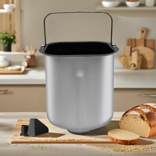 image for Qvin 2LB Bread Maker Pan with Kneading Paddle, Compatible with Cuisina