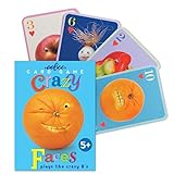 eeBoo Crazy Faces Playing Cards Game