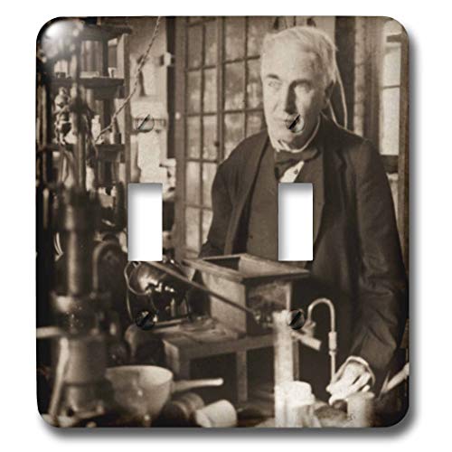 Thomas Edison interrupteur à baïonnette 3dRose LSP_27562_2 pour déco vintage - 2