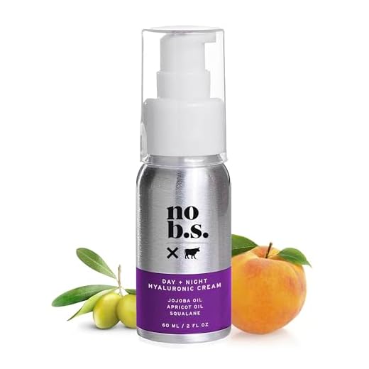 No BS Day + Night Hydrating Cream for Face With Hyaluronic Acid - With Jojoba Oil, Apricot Oil, Squalane, Reduces Wrinkles, Vegan (2 oz)