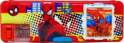 BRUZONE Spiderman Pencil Box New Look for Boys Red Color (B09DL2RTRQ) Amazon Price History, Amazon Price Tracker