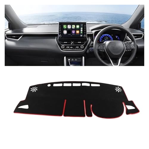 Tapis et housse de tableau de bord marron pour Toyota Corolla Cross : la finition premium