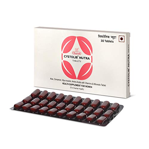 Charak Cystolib Nutra Nutrition Supplement in PCOS / PCOD – 30 Tablets Charak Cystolib Nutra Nutrition Supplement in PCOS / PCOD – 30 Tablets