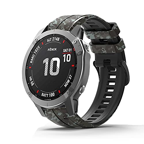 Bracelet silicone pour Fenix 7X résistant à la transpiration sans irritation