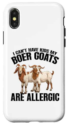 iPhone X/XS Boer Goat Farmer Goat Owner Stuffed Animal Costume Boer Goat Case