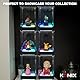 Konix LED-Vitrine Display Box für Figur - Kompatibel mit Funko Pop, Banpresto Qposket, Untere Figuren 9 x 9 x 14 cm - RGB-Beleuchtung - USB-Kabel