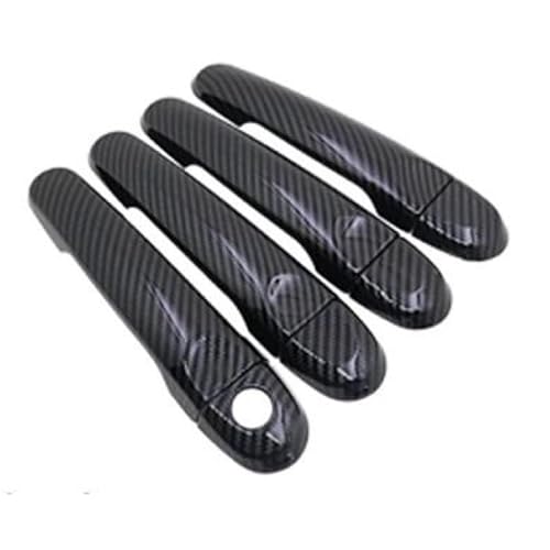 Pegatinas estilo fibra carbono para manija de Nissan Note E12 de alta gama 1