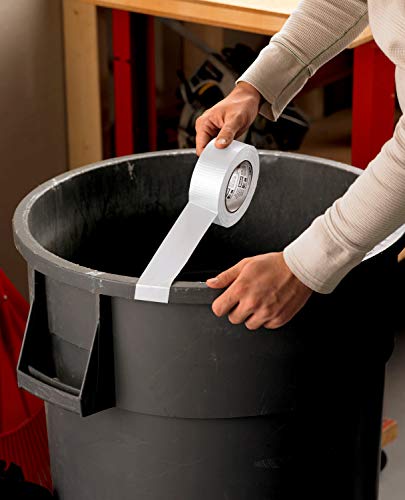 3M Multi-Use Colored Duct Tape, White, Duct Tape With Strong Adhesive And Water-Resistant Backing, Multi-Surface 3M Duct Tape For Indoor And Outdoor Use, 1.88 Inches X 20 Yards, 1 Roll #TOP7