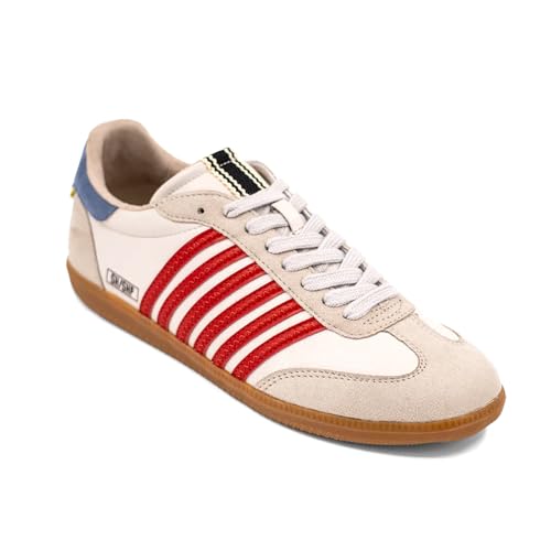 Womens Stevie Lace Up Sneakers Shoes Casual - Off White2