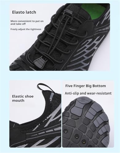 Grounding Shoes with Copper, Grounded Barefoot Footwear for Women Men Neuropathy, Hike Barefoot Footwear Mens, Lightweight Non-Slip 6