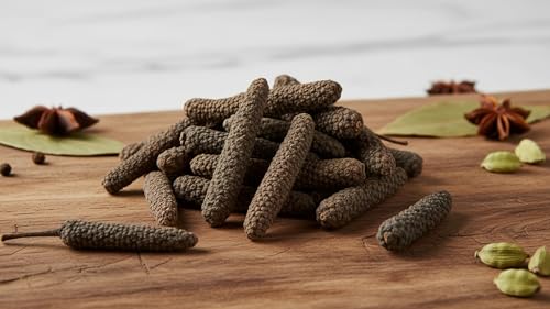 Image of Farm Whole Pipli (Long Pepper) 50g | Pippali | Premium Garam Masala Spice for Cooking & Ayurveda