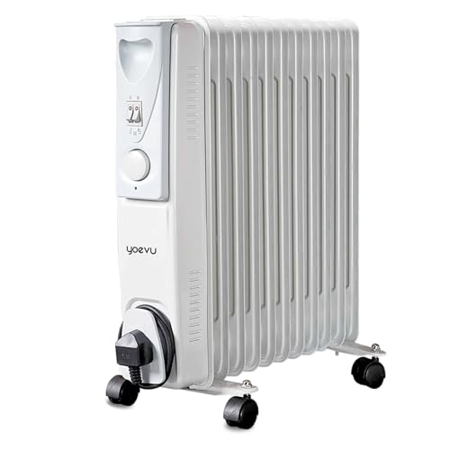 YOEVU   Radiador de aceite   Blanco 2500W