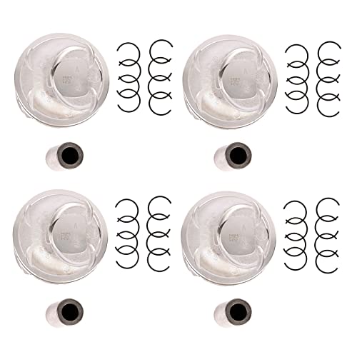 Getfarway 23040-2G510 23040-2G500 Piston & Rings Kit Compatible With Hyundai Kia 2.4L 2013 2014 2015 2016 2017 2018 2019, Replacement For Engine Piston & Pin & Snap Ring Kit #TOP6