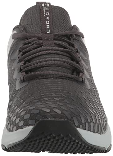 Under Armour Men's Charged Engage 2 Training Shoe Sneaker, (100) Jet Gray/Mod Gray/White, 12 #TOP1