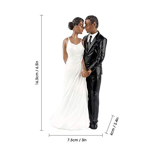 Baugger - Resina Noiva e Noivo Bolo De Casamento Topper Decoração Romântica Do Bolo Para O Casamento