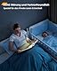 Glocusent Leselampe Buch Klemme, Wiederaufladbare Buchlampe mit 10 LEDs, 3 Farben & 3 Helligkeiten, Lange Laufzeit Klemmlampe bis zu 80 Stunden, 360° Flexibel Klemmleuchte für Nachtlesen
