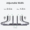 UGREEN Vertical Laptop Stand for Desk Triple Slot Laptop Stand Holder Adjustable Dock Aluminum Desktop Stand Compatible with MacBook Air Pro, Microsoft Surface Laptop 4, LG Gram 17 #2