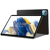 DUODUOGO Tablet 10 Pulgadas Android 11, Tablet Baratas 64 GB ROM, 256 GB Expansión, Quad-Core, Pantalla HD IPS, Certificación GMS, Batería 6000 mAh, Doble Cámara, Versión WiFi, Bluetooth, Type-C