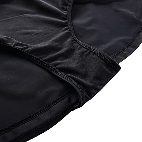 Coastal Rose Women's Bikini Bottom Plus Size Swimsuit High Waisted Swim Skirt Us20 Black #TOP6