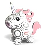 Eugy Unicorn 3D Puzzle, 28 Piece Eco-Friendly Educational Learning Puzzles for Kids 6+