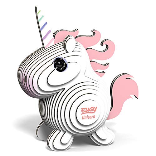 Eugy Unicorn 3D Puzzle, 28 Piece Eco-Friendly Educational Learning Puzzles For Kids 6+ #TOP11