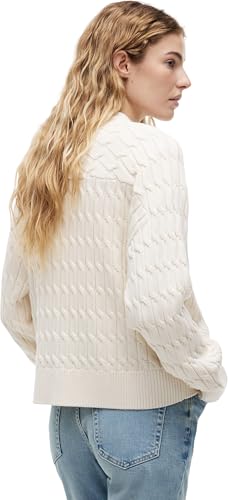 Vêtements Tommy Hilfiger Mid Gg Cable V Nk Ls Cardi pour Femme - vue 3