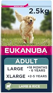 Eukanuba Complete Dry Dog Food for Adult Large and Giant Breeds with Lamb and Rice 2.5 kg