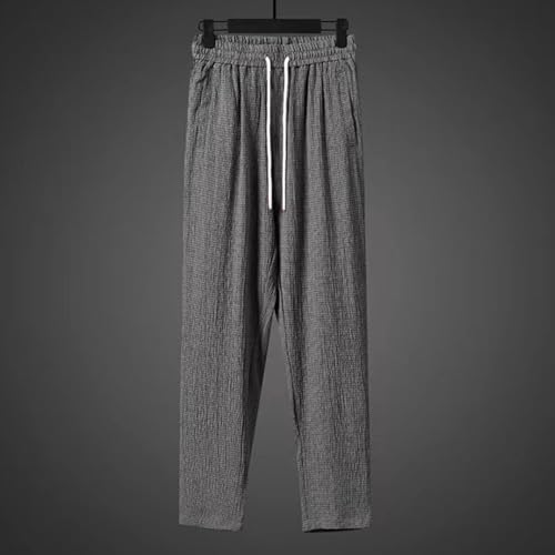 Men's Casual Suits 2 Piece Outfits Loose Fit Pure Color Summer Beach Shirts and Pants Sets Stylish Comfortable4