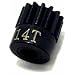 Hot Racing CSG1814 14t 48p Hardened Steel Pinion Gear 1/8 Bore