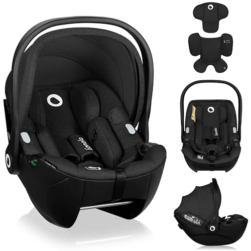 Lionelo Seggiolino Auto Ovetto Neonato MOXIE i-Size, Gruppo 0+ (40–87cm), Installazione ISOFIX, Ultraleggero,Tessuto...