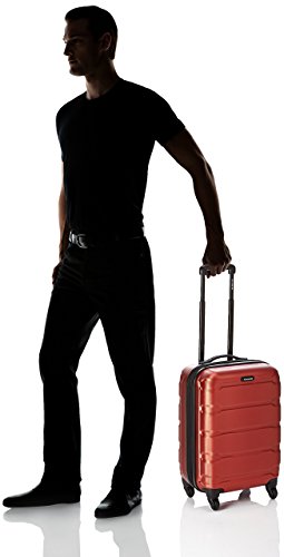 Image of Samsonite Omni PC Hardside Expandable Luggage with Spinner Wheels, Burnt Orange, Carry-On 20-Inch, Omni Pc Hardside Expandable Luggage With Spinner Wheels