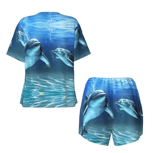 Dauphins dans la mer EdWal - Toile imprimée et poster océan - 5