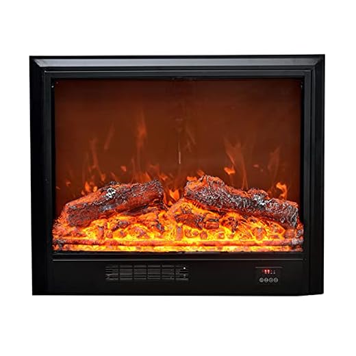 elektrisk spis Inbyggd elektrisk eldstad Dual Control System Elektrisk öppen spis med simulerad flameffekt Inomhusdekorationer Elektrisk spisvärmare, 750-1500W (Color : A, Size : 27.6"x7.1"x23.6")