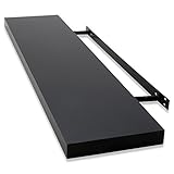 FREISCHWEBE-EFFEKT: Die Wandhalterung des hochwertigen Design Wandboards verschwindet vollständig im Regalboden