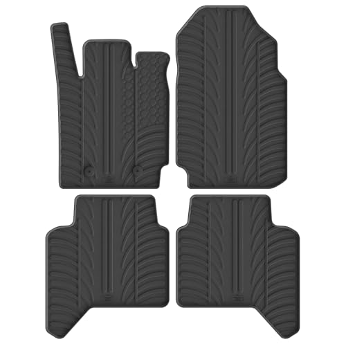 Tapis de caoutchouc Ford Ranger de haute qualité finition t profil couleur noire