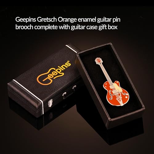Coffret guitare Antony Scott avec broche en émail et chiffons pour le studio et la scène - 2
