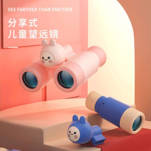 Childrens-Binoculars-Mini-Monocular-Binoculars-Detachable-HD-Focus-Outdoor-Magnifying-Glass-Toy