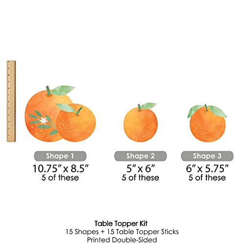 Décoration Little Clementine pour table d'anniversaire et de baptême - 7