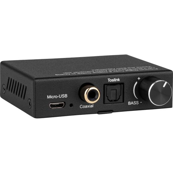 Digital to Analog Converter with Volume and Bass Control