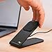 Peak Design Wireless Charging Stand, Black, Qi2 Charging, Grippy Silicone Base, Works with Peak Design Mobile Cases, MagSafe Compatible, for iPhone, Samsung and Google Pixel Phones
