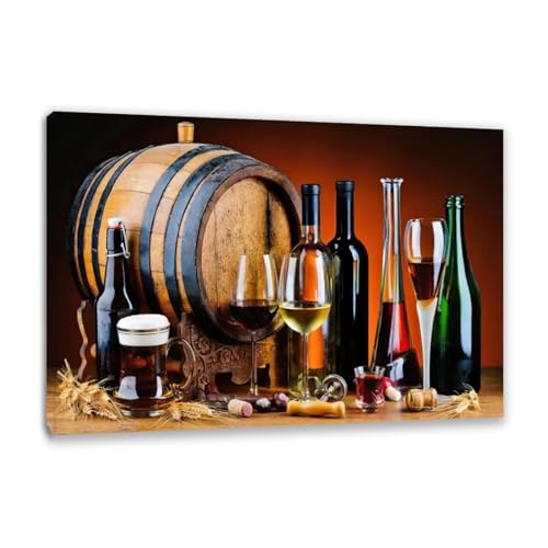 Cuisine image sur toile de vin d'art pour créer une ambiance bistrot convivial à la maison